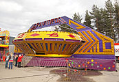 A Gravitron at Suomen Tivoli in Jyväskylä, Finland