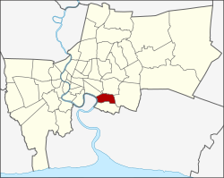 Khet location in Bangkok