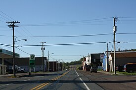 Looking south along M-26