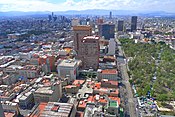 Aerial view and adjacent buildings