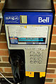 Image 1A Bell Canada payphone with digital display