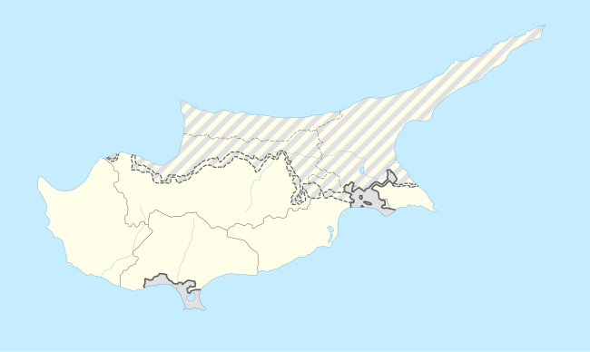 1999–2000 Cypriot First Division is located in Cyprus