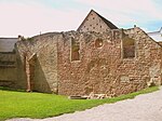 Ruins of a brick building