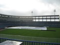 A photograph of a baseball diamond