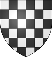 Attributed arms of Palamedes : Échiqueté d'argent et de sable