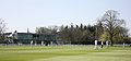 The school cricket ground and pavilion