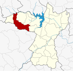 District location in Khon Kaen province