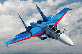 Sukhoi Su-30 inflight