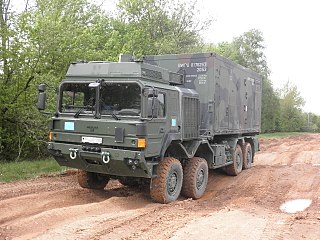 A 44M 8×8 during German Bundeswehr UTF trials