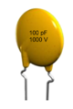 Ceramic disc capacitor (single layer)