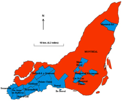 Montreal Island after 2006 demerger