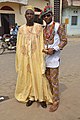 Image 2Cameroonian fashion is varied and often mixes modern and traditional elements. Note the wearing of sun glasses, Monk shoes, sandals, and a Smartwatch. (from Culture of Cameroon)