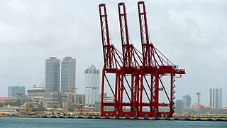 Colombo Harbour in western Sri Lanka.