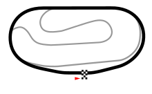 Layout of Rockingham Speedway