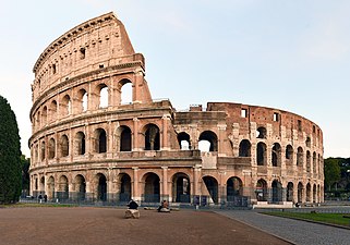 Colosseum, Rome, unknown architect, 70–80 BC[71]