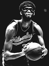 head shot of Kareem Abdul Jabbar