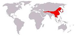 Map of range