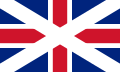 Proposed Union Jack 9 (1606), later used in Scotland only until 1801.