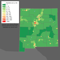 Image 22New Mexico population density map (from New Mexico)