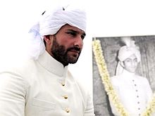 Saif Ali Khan looking away from the camera