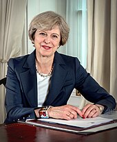 May's official portrait, 2016