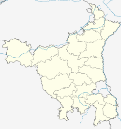 Map of Haryana showing the location of Badli