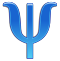 stylized letter psi