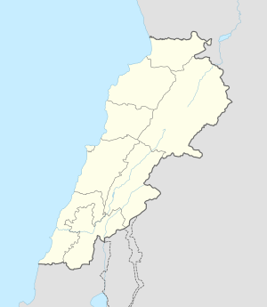 Qennarit is located in Lebanon