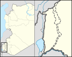 Ein Nashut is located in the Golan Heights