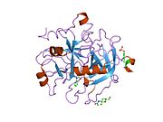 1no9: Design of weakly basic thrombin inhibitors incorporating novel P1 binding functions: molecular and X-ray crystallographic studies.