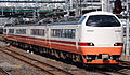 A JR East 485 series EMU at Omiya Station on a Nikko service in March 2011