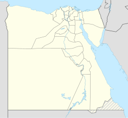 Location of Ahmed Hamdi Tunnel that goes under the Suez canal