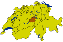 Location of Unterwalden