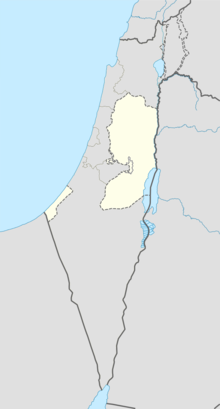 Tirzah (Tell el-Farah North) is located in State of Palestine