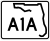 State Road A1A marker