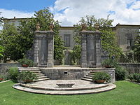 Use of steps at Villa la Magia, in Quarrata, Italy