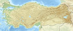 Location of reservoir in Turkey.