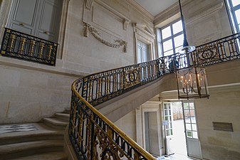 Staircase of the Petit Trianon, by Ange-Jacques Gabriel, 1764[213]