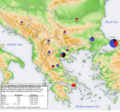 Town population in the Balkans in the 16th century