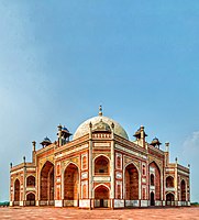 View of the Southwestern Corner of Humayun's Tomb