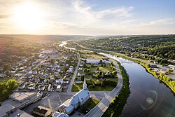 Aerial view of Beauceville