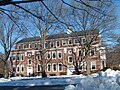 Hasseltine Classroom Building, classes, faculty offices