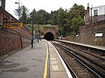 Photograph showing the north portal of Grove Tunnel.