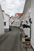 Nesgaten road in Flekkefjord