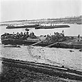 Closing the breach at the Nolledijk in Vlissingen, October 1945.