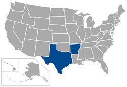 Location of teams in