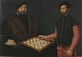 Image 23Antonis Mor, 1549, Von Sachsen vs. a Spaniard (from Chess in the arts)