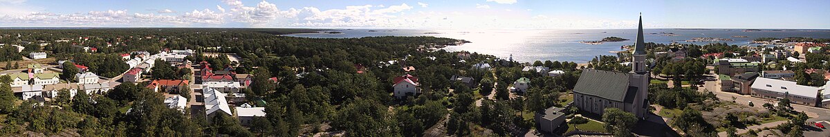 View from the water tower in Hanko, Finland