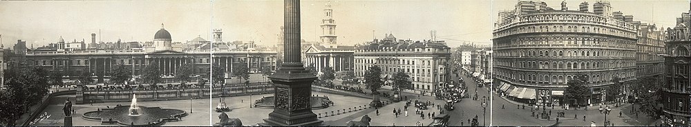 Trafalgar Square, 1908