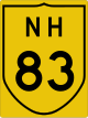 National Highway 83 shield}}